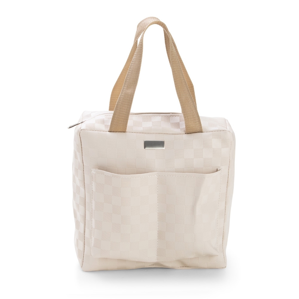 BOLSA MINI CAPRI XADREZ BEGE 